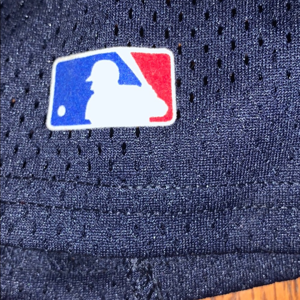 ⭐️NWOT Youth XL⚾️ MLB Baseball JERSEY Navy by Ma… - Picture 4 of 8